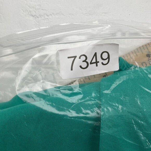 NPC Fashions Dress Jacket Set Women 14 Green Shift‎ Ruffle Career Retro 70s VTG - Picture 16 of 16